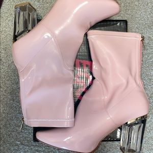 Ego official pink patent boots